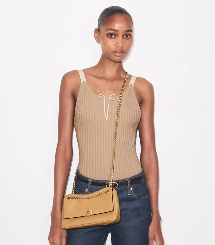 Small Charlie Quilted Shoulder Bag - Image 2