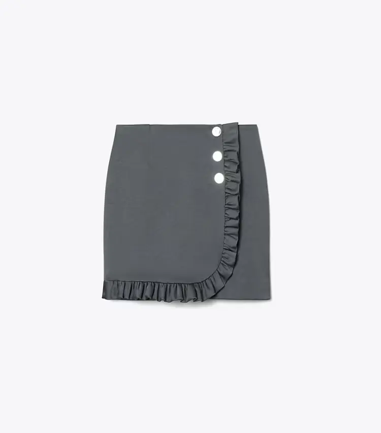 Nylon Ruffle Skirt