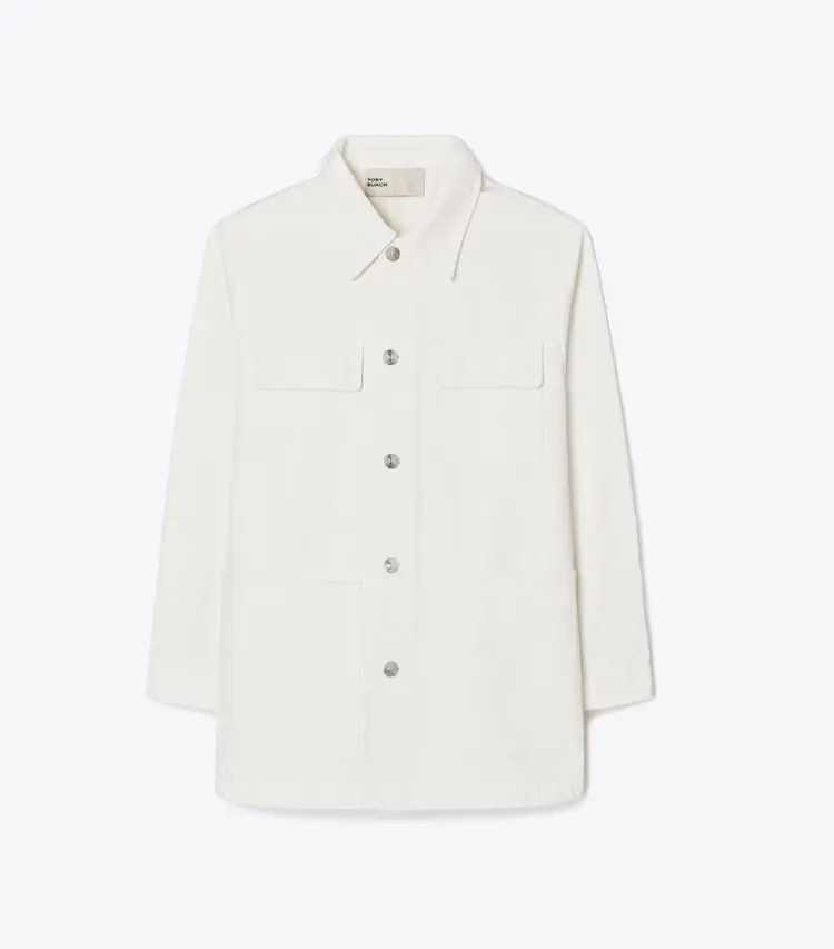 T Monogram Denim Barn Jacket
