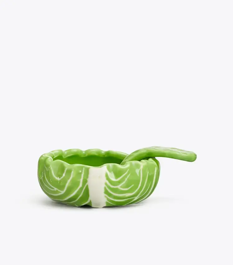 Lettuce Ware Salt Cellar, Set Of 2