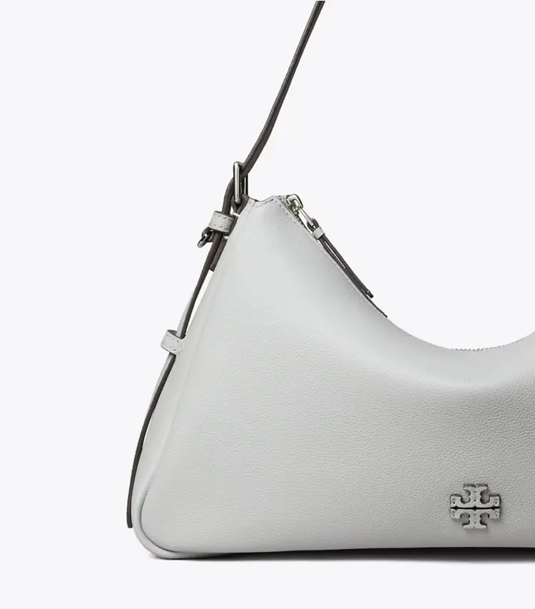 Leather Zip Top Shoulder Bag - Image 3