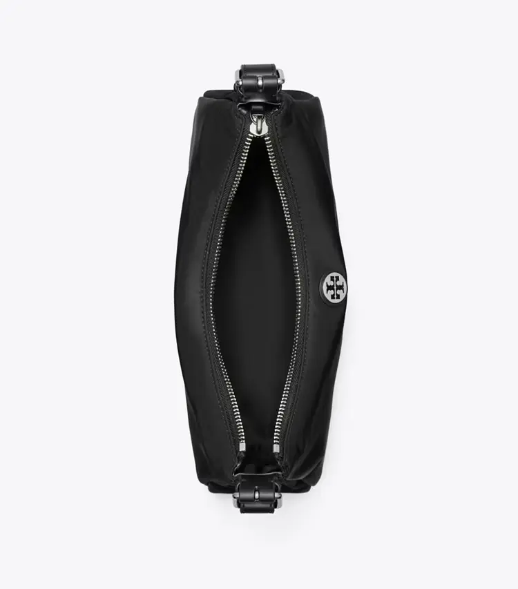 Small Nylon Zip-Top Shoulder Bag - Image 4