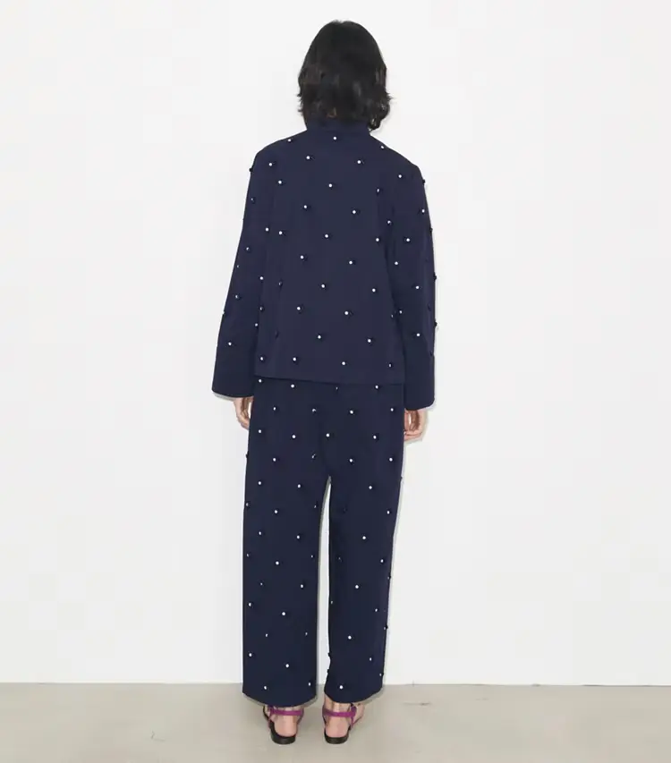 Embellished Cotton Top - Image 4