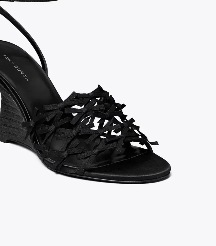 Mini Bow Espadrille Wedge - Image 3