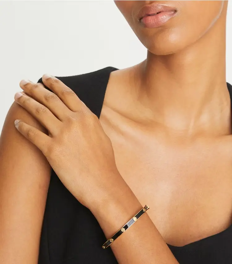 Icon Enamel Hinge Bracelet - Image 3