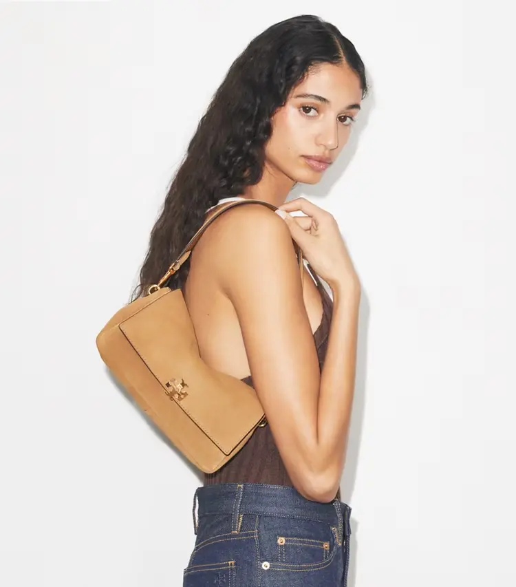 Small Charlie Suede Shoulder Bag - Image 2