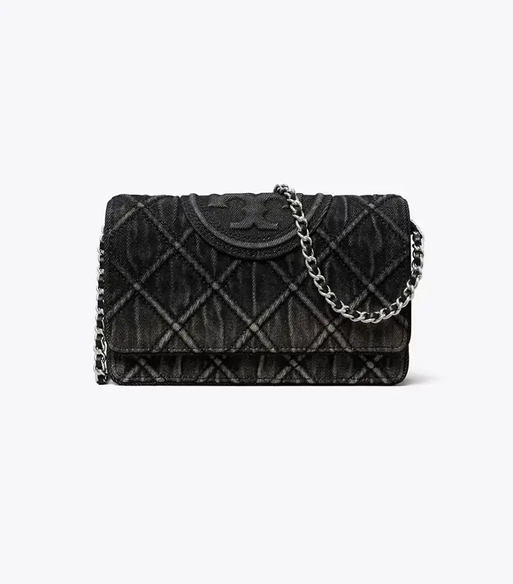Fleming Denim Chain Crossbody - Image 3