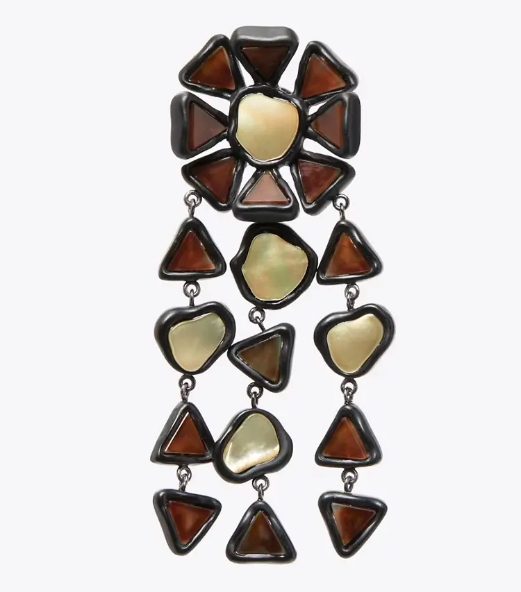 Curiosity Resin Chandelier Earrings - Image 2