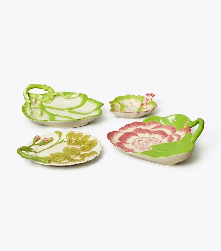 Decorative Leaf Plates, Set Of 4 - Image 2