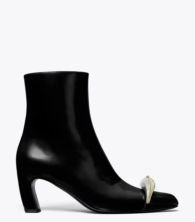 Pierced Heeled Ankle Boot - Image 3