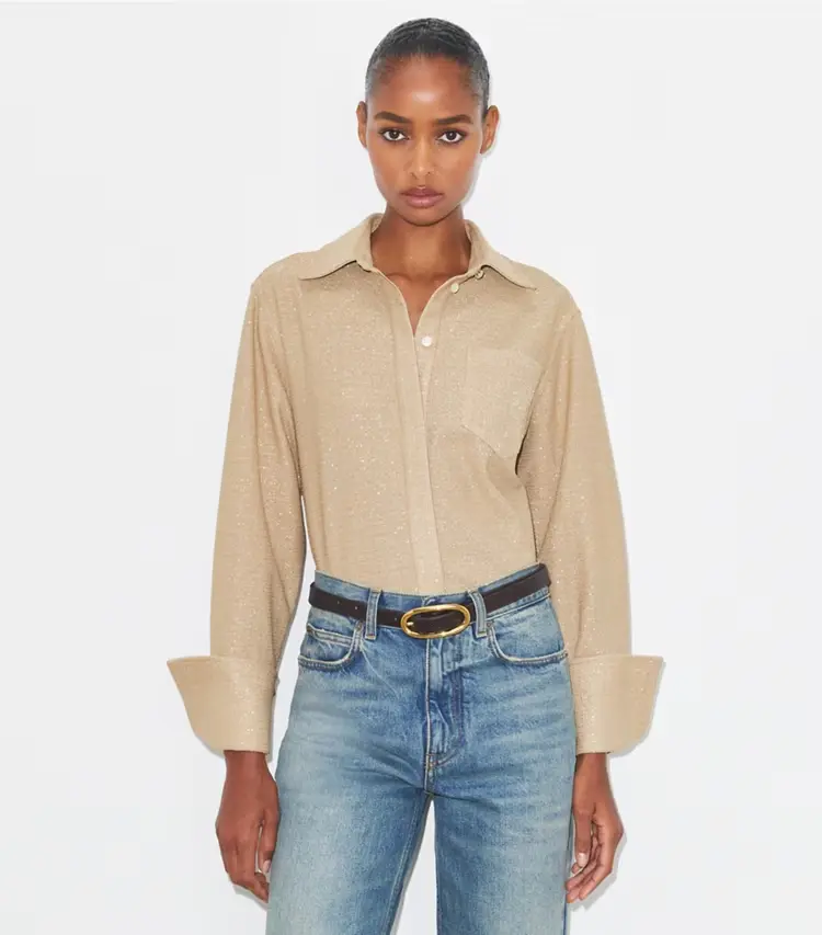 Jacquard Cuffed Top - Image 2