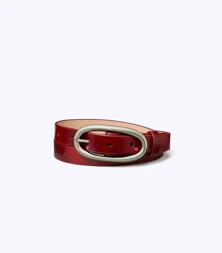 Large Pierced Buckle Belt
