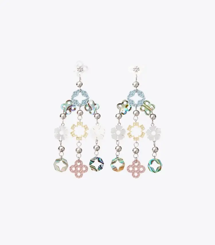 Small Forget Me Not Chandelier Earrings