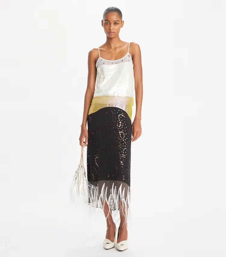 Embellished LamÉ Slip Top - Image 3
