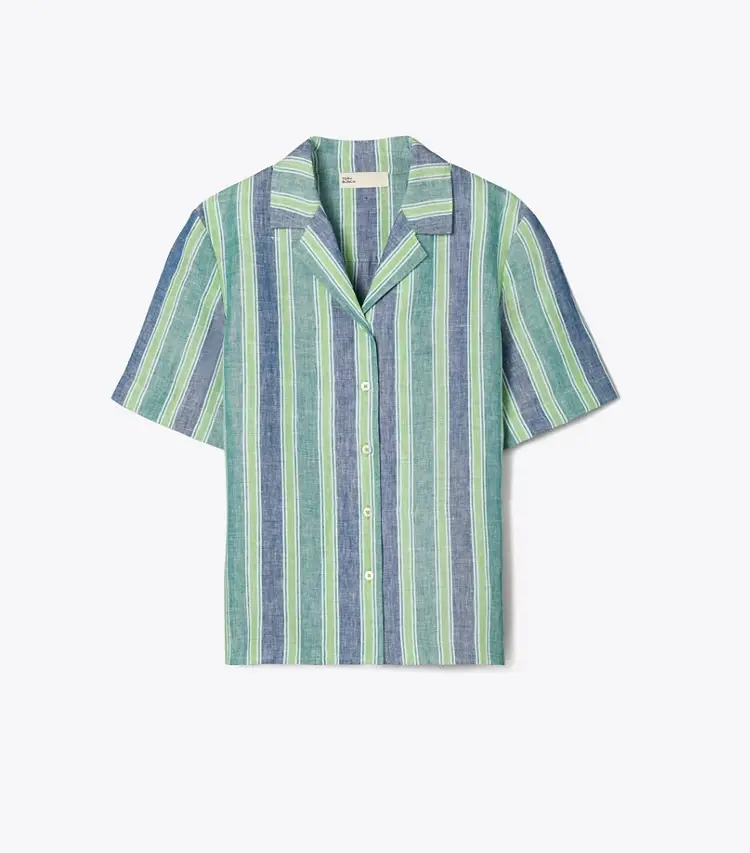 Striped Linen Top
