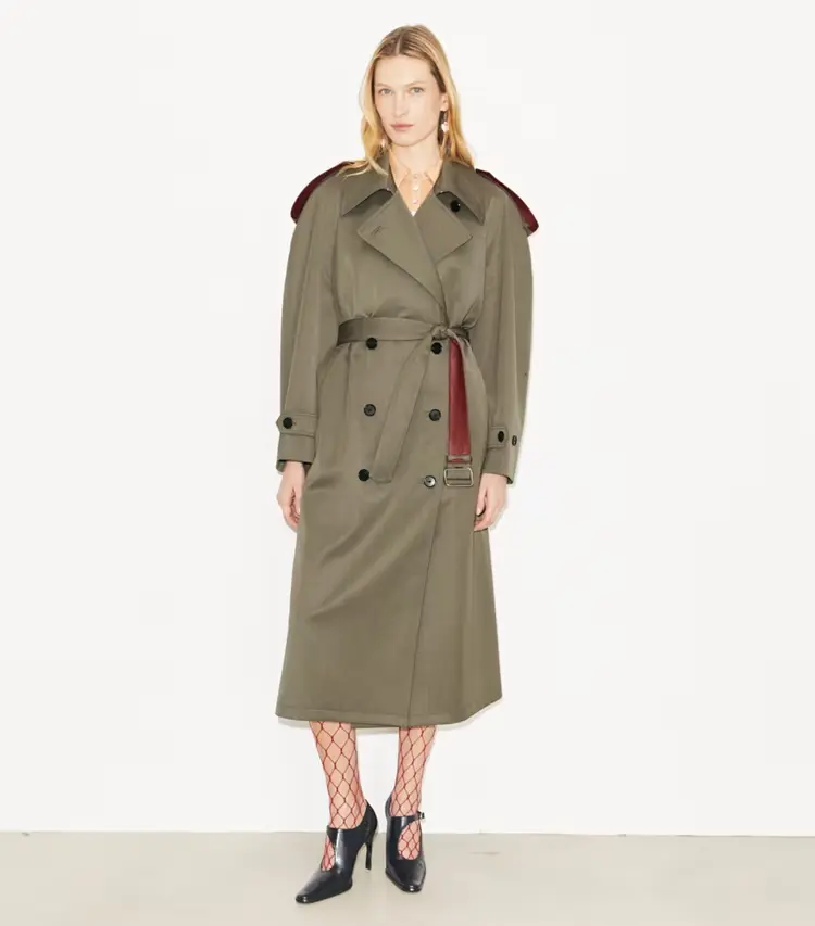 Wool Trench Coat - Image 2