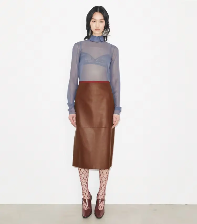 Silk Collared Top - Image 3