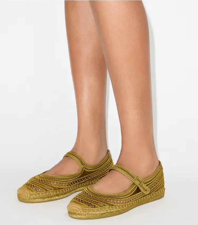 Open Weave Mary Jane Espadrille - Image 2