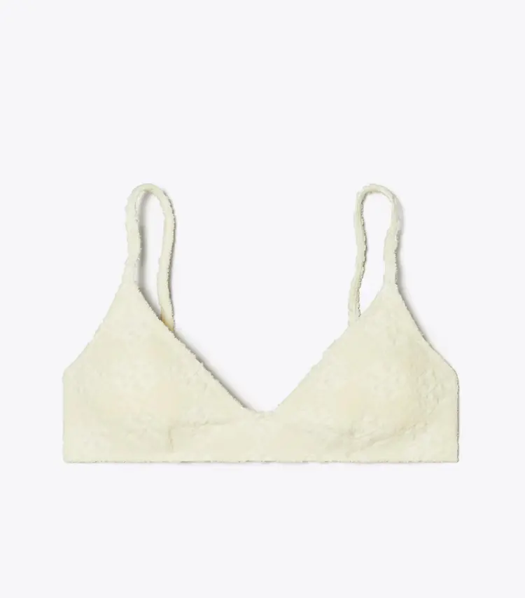 Terry Logo Bikini Top