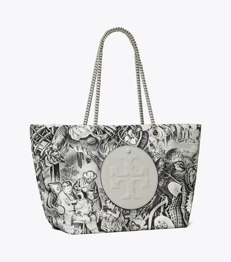 Ella Printed Chain Tote