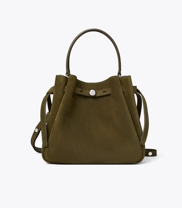 Romy Suede Bucket Bag - Image 4