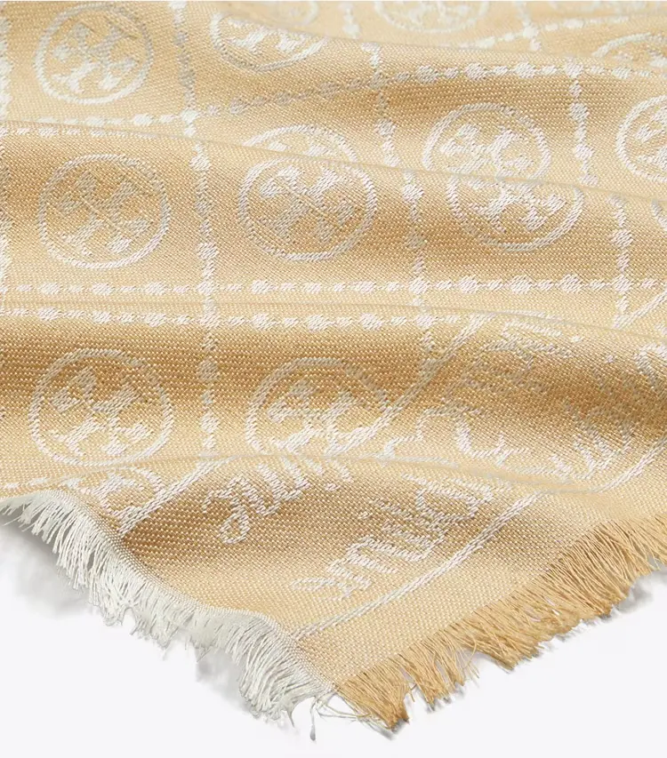 T Monogram Jacquard Oblong Scarf - Image 2