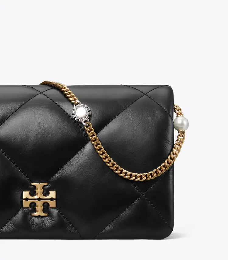 Kira Diamond Quilt Charm Crossbody - Image 4