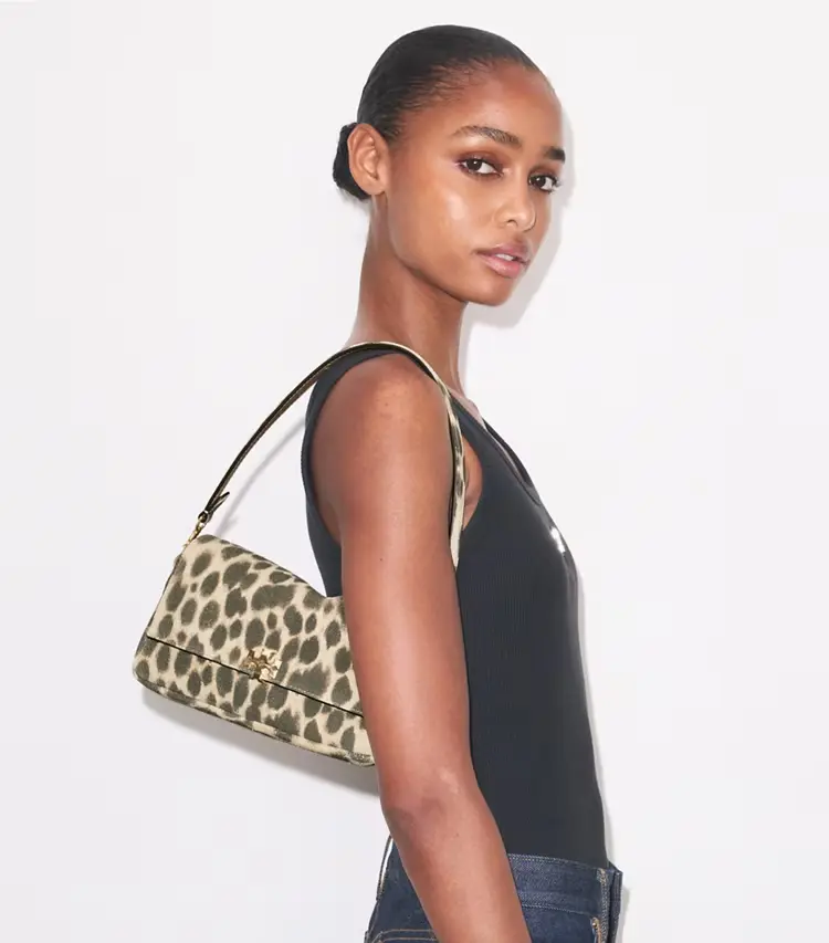 Small Charlie Suede Shoulder Bag - Image 2