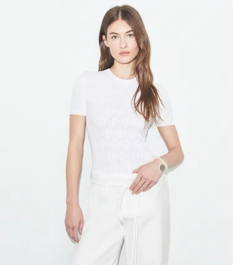 T Monogram Jacquard Sweater - Image 2