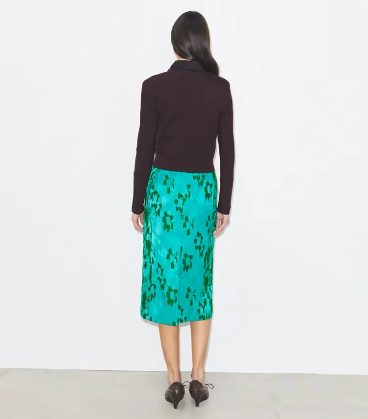 Jacquard Viscose Skirt - Image 3