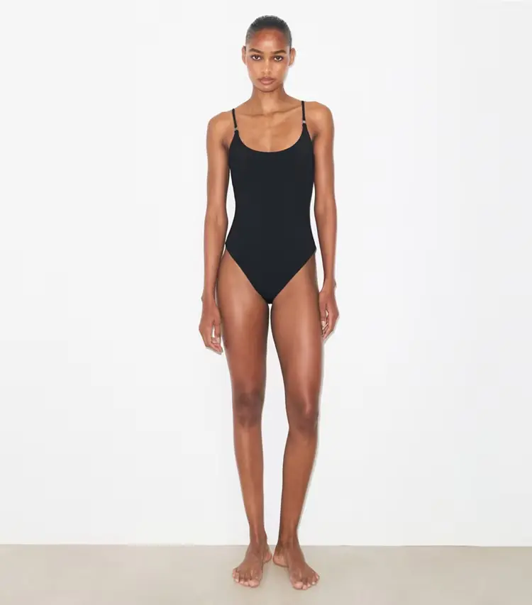 Solid Swimsuit - Image 3