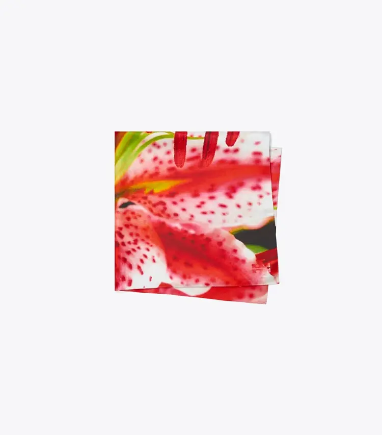 Lily Silk Square Scarf - Image 3