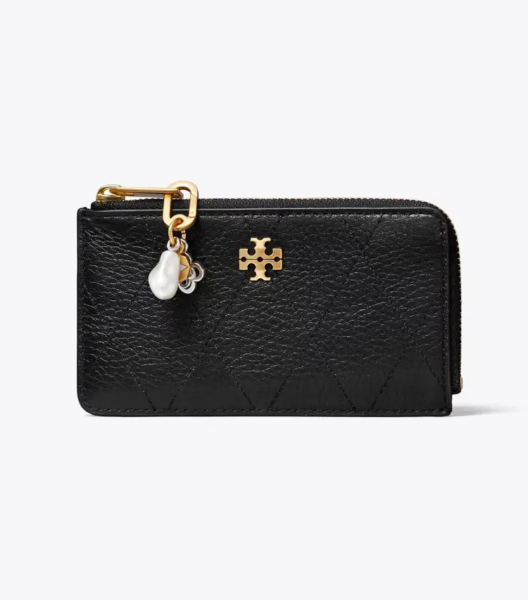 Charlie Quilted Zip Card Case - Image 2