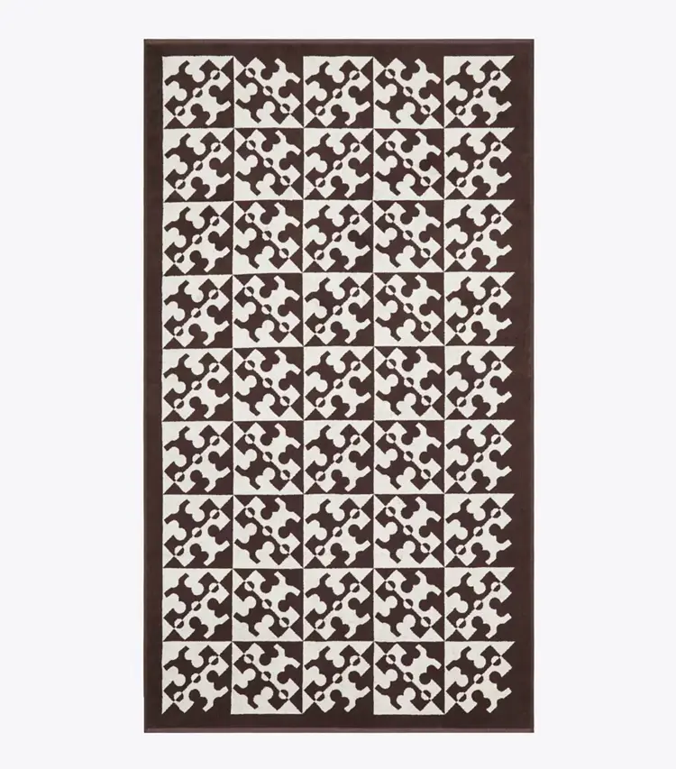 Diagonal T Jacquard Towel