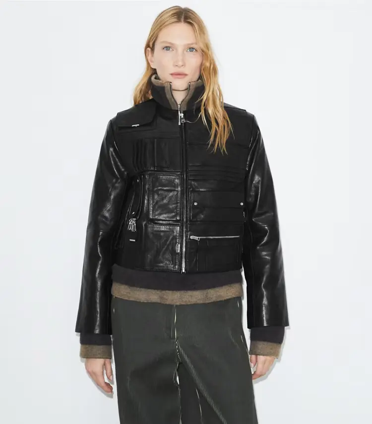 Handbag Leather Jacket - Image 2