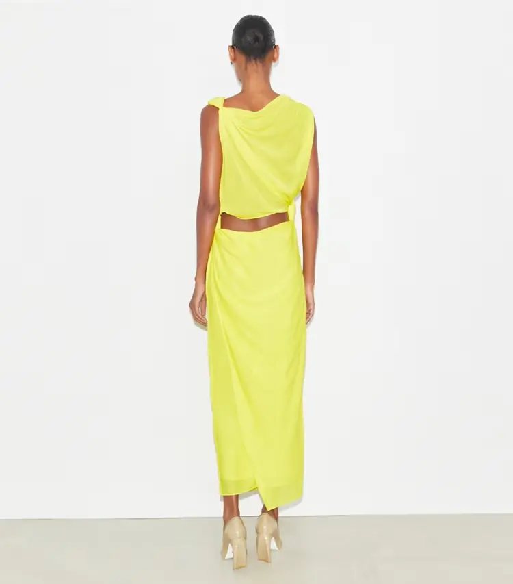 Viscose Knot Dress - Image 3