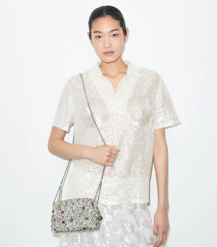 Fleming Embellished Soft Crossbody Bag - Image 3