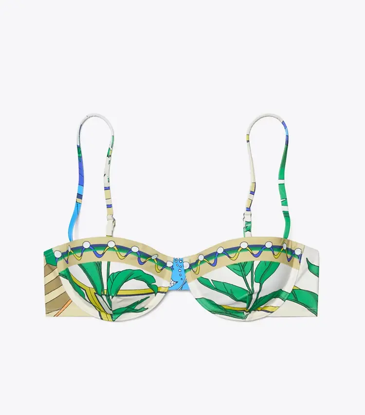 Printed Bikini Top