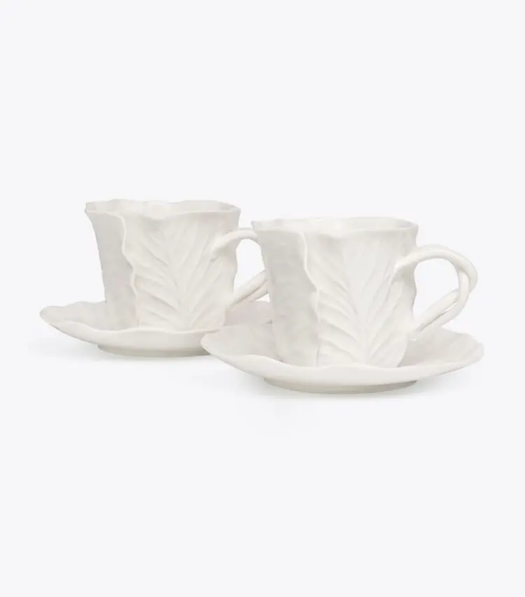 Lettuce Ware Cup & Saucer, Set Of 2 - Image 2