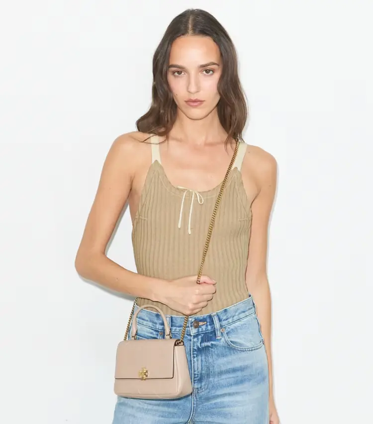 Mini Charlie Quilted Top-Handle Crossbody - Image 2