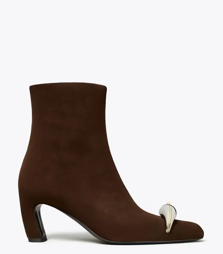 Pierced Heeled Ankle Boot - Image 3