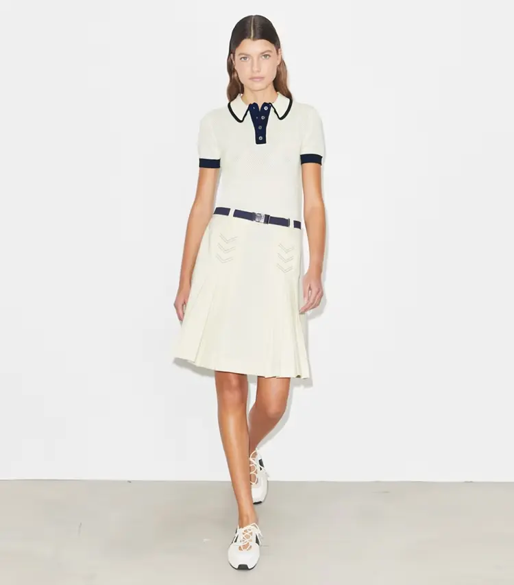 Pleated Stretch Golf Skirt - Image 2