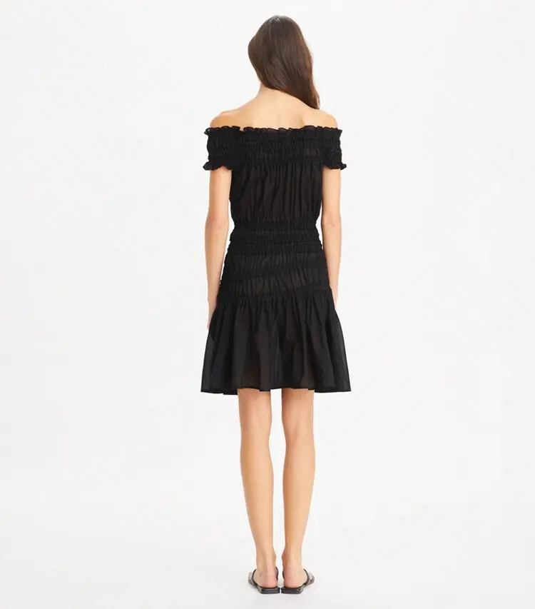Smocked Cotton Dress - Image 4