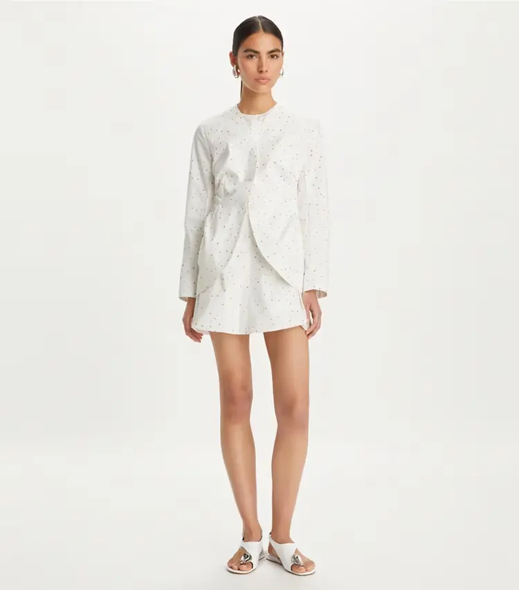 Printed Poplin Jacket - Image 3