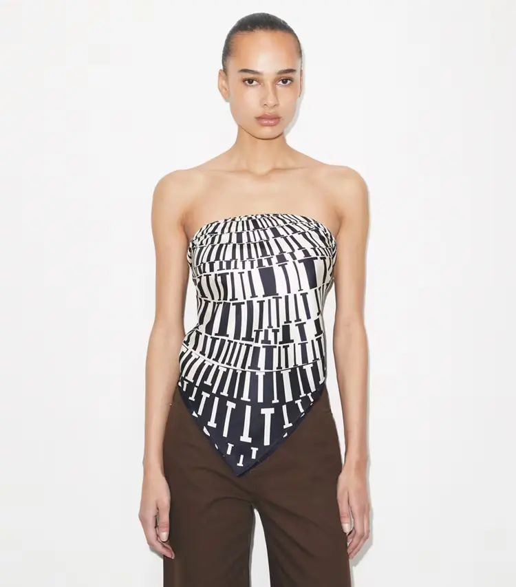 T Circle Silk Square Scarf - Image 4