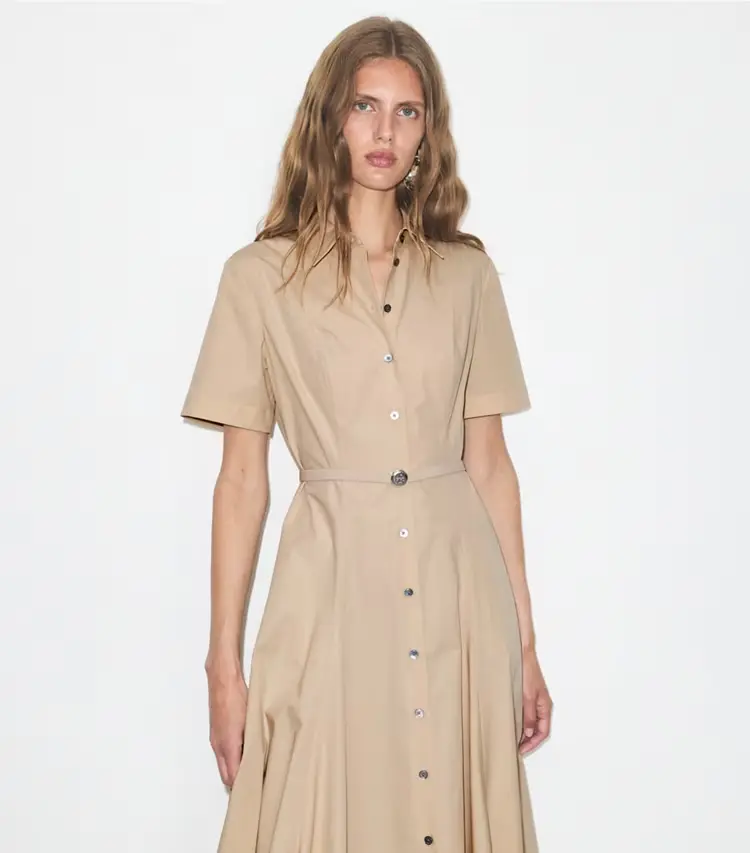 Cotton Shirtdress - Image 4