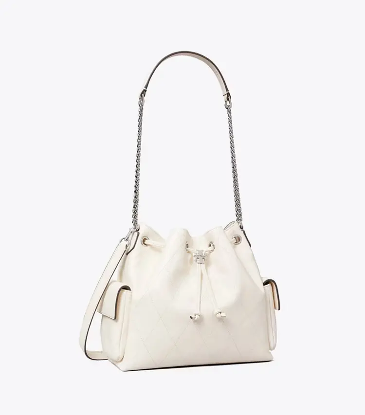 Charlie Quilted Drawstring Shoulder Bag