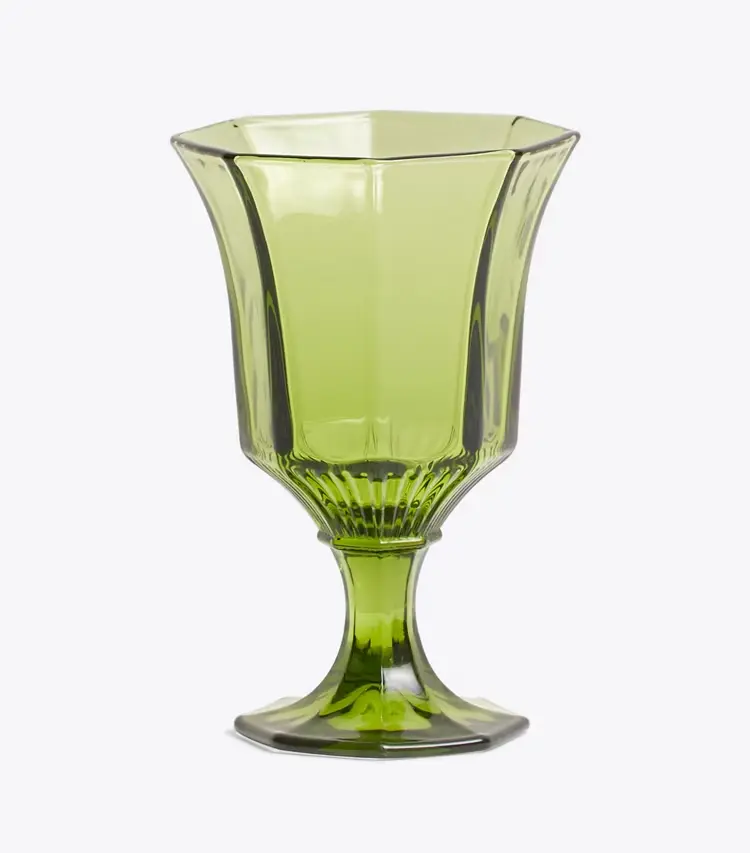 Pressed-Glass Wine Glass, Set Of 4