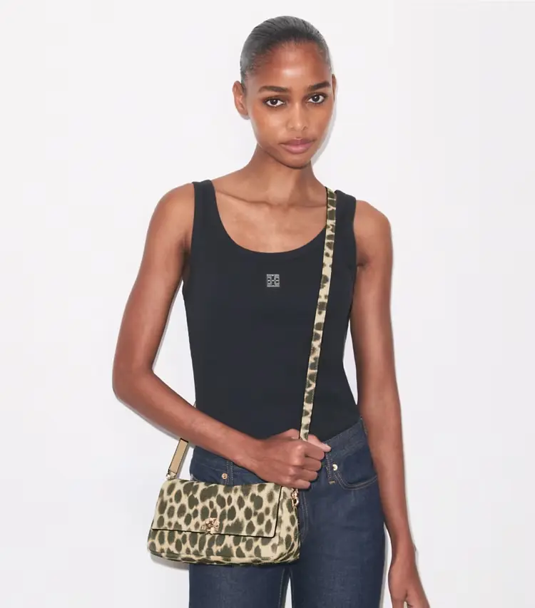 Small Charlie Suede Shoulder Bag - Image 3