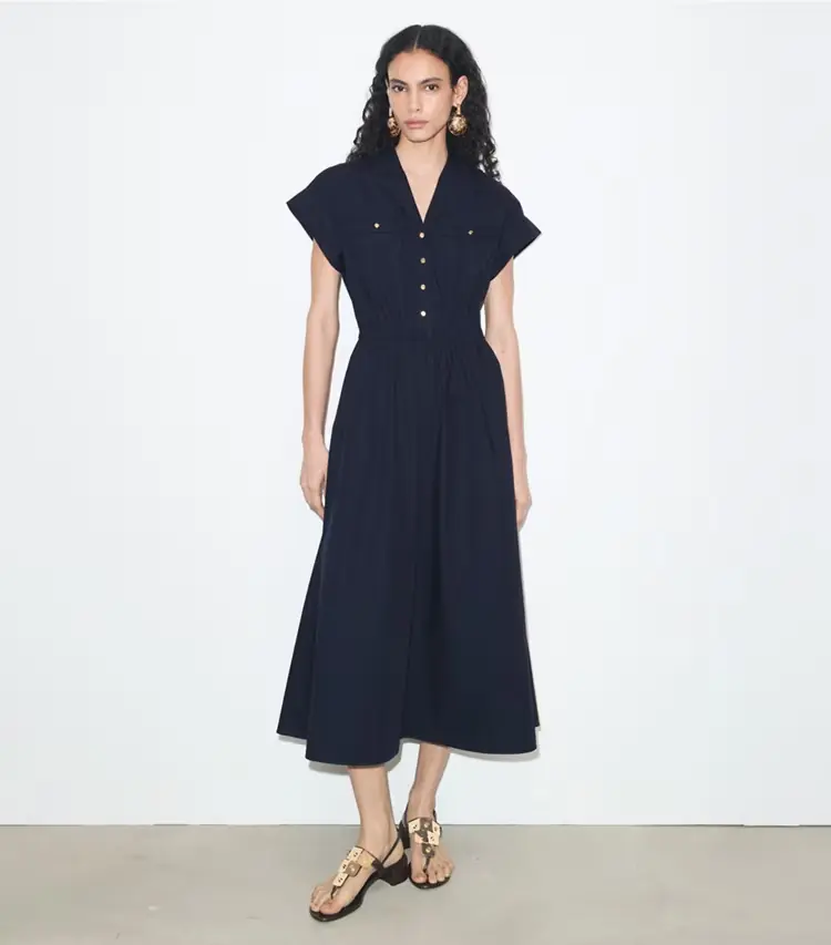 Cotton Poplin Shirtdress - Image 2